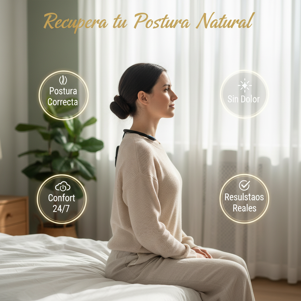 Corrector de  postura encorvada con collarín inteligente - Edición Limitada